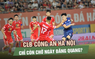 Trước vòng 22 V-League: CLB CAHN chỉ còn chờ ngày đăng quang?