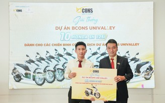 Bcons PS trao thưởng nhân viên kinh doanh 10 xe Honda SH
