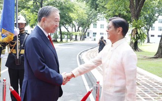 Lễ đón Tổng Bí thư, Chủ tịch nước Tô Lâm thăm cấp nhà nước Philippines