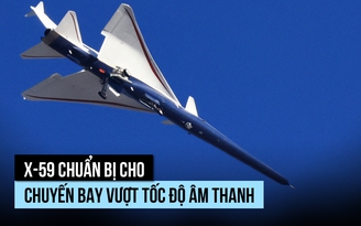 Phi cơ X-59 chuẩn bị vượt tốc độ âm thanh
