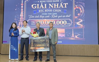'Vũ điệu ánh sáng cao nguyên' đoạt giải nhất cuộc thi săn ảnh tháp Eiffel Đà Lạt