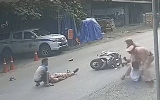 Tài xế dương tính ma túy, tông trọng thương trung tá CSGT