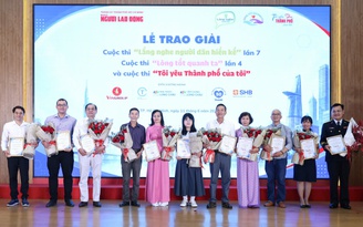 Báo Người Lao Động trao giải 3 cuộc thi lớn