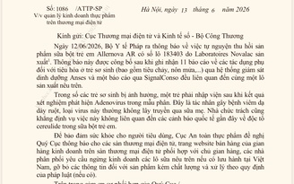 Rà soát việc kinh doanh lô sữa Allernova AR có thông báo thu hồi