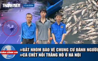 Toàn cảnh 17h: Bắt khẩn cấp nhóm bảo vệ đánh người ở chung cư | Lý do cá chết trắng hồ ở Hà Nội
