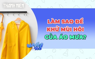 Áo mưa phơi khô rồi mà vẫn hôi: Làm sao để khử mùi hiệu quả?