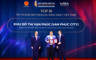 Van Phuc City được vinh danh ‘Top 10 Khu đô thị đáng sống nhất Việt Nam’