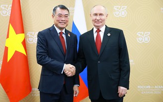 Thủ tướng Lê Minh Hưng hội kiến Tổng thống Nga Vladimir Putin