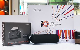 70mai kỷ niệm 10 năm, ra mắt A810 Lite và chuỗi hoạt động tri ân