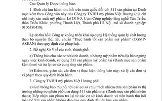 Hơn 500 sản phẩm mỹ phẩm bị yêu cầu thu hồi trong gần 3 tuần qua
