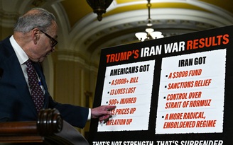 Thượng viện Mỹ tước quyền chiến tranh của ông Trump với Iran
