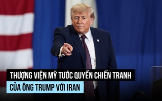 Thượng viện Mỹ đòi Tổng thống Trump ngừng hành động quân sự chống Iran