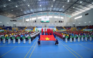 30 đoàn thể thao học sinh tranh tài Giải Thể thao học sinh phổ thông toàn quốc