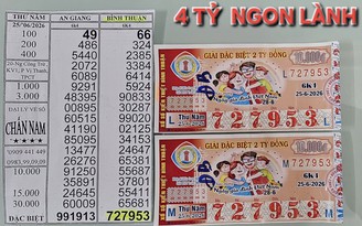 Cha làm công nhân trúng 4 tỉ xổ số miền Nam, chờ con ở TP.HCM về chia