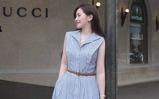 Chẳng sợ ngày bận rộn khi đã có đầm sơ mi thanh lịch