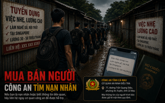 Công an Cà Mau tìm bị hại vụ mua bán người sang Campuchia để cưỡng bức lao động