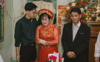 Chàng trai chuẩn bị đám cưới cho cha: 'Con xin phép gọi cô là má'