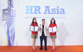 Vietjet khẳng định sức hút môi trường làm việc quốc tế tại HR Asia Awards 2026