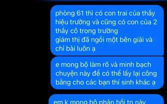 Họp khẩn, kiểm tra thông tin phản ánh tiêu cực tại điểm thi ở Quảng Trị