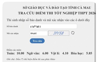 Cà Mau xác minh phản ánh thí sinh dùng điện thoại trong phòng thi tốt nghiệp THPT