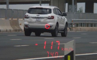 Cao tốc Biên Hòa - Vũng Tàu chỉ cho chạy 80 km/giờ, có xe phóng 117 km/giờ