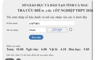 Cà Mau thông tin về tài khoản tố 'tiêu cực' tại kỳ thi tốt nghiệp