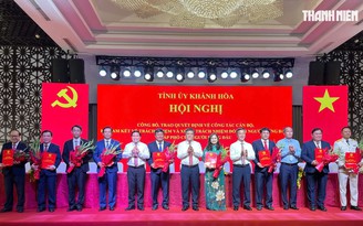 Khánh Hòa: Ban Bí thư chỉ định bổ sung 9 Tỉnh ủy viên