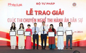 Báo Thanh Niên đạt giải A cuộc thi 'Chuyện nghề Thi hành án dân sự'
