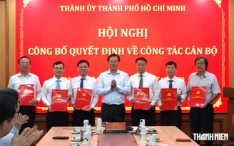 Ban Nghiên cứu phát triển TP.HCM nhận thêm 6 lãnh đạo cấp sở