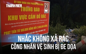 Rác bủa vây đường Nguyễn Văn Linh, công nhân vệ sinh bị đe dọa