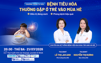 Bệnh tiêu hóa thường gặp ở trẻ vào mùa hè