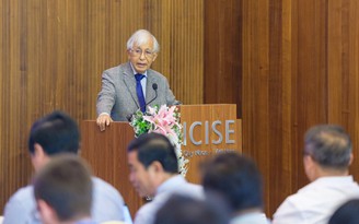 GS Trần Thanh Vân nói điều tâm huyết khi GS Đàm Thanh Sơn trở lại ICISE