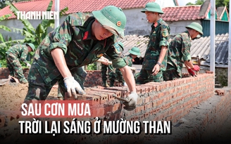 Mường Than hồi sinh sau lũ: Những móng nhà đầu tiên được dựng lên