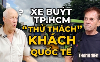 Xe buýt TP.HCM vẫn còn 'thử thách' khách quốc tế