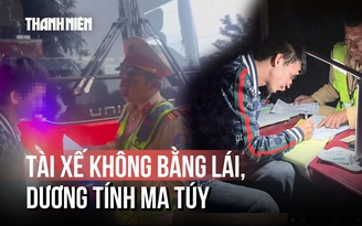 Đắk Lắk: Xe khách chạy 134 km/giờ, tài xế dương tính ma túy