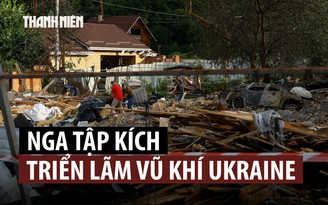 Nga tập kích khu triển lãm vũ khí, Ukraine mở điều tra