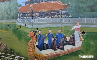 Độc đáo tranh bích họa kể câu chuyện về một Việt Nam thống nhất ở Côn Đảo