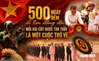 500 ngày đêm đi tìm đồng đội: Mỗi hài cốt được tìm thấy là một cuộc trở về