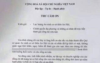 Đà Nẵng: Xúc động thư cảm ơn những người cứu bé trai 7 tuổi bị đuối nước