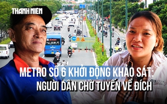 Bắt đầu khoan khảo sát metro số 6: Người dân chờ ngày đến sân bay bằng metro