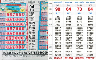 Xổ số miền Nam ngày 4 tháng 7: Khách trúng đài Hậu Giang nhận tiền mặt