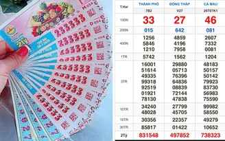 Xổ số miền Nam ngày 6 tháng 7: Dãy số đẹp 233333 bất ngờ trúng đài TP.HCM