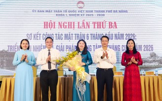 Bà Nguyễn Thị Thu Lan giữ chức Phó chủ tịch Thường trực Ủy ban MTTQ Đà Nẵng