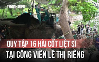 Mở rộng quy tập hài cốt liệt sĩ theo từng lớp tại công viên Lê Thị Riêng