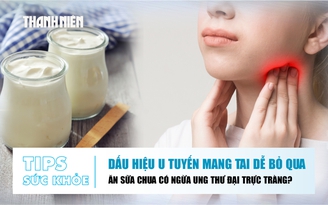 Bản tin sức khỏe 14.8: Dấu hiệu u tuyến mang tai dễ bỏ qua | Ăn sữa chua ngừa ung thư đại trực tràng?