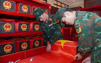 Quy tập hơn 400 hài cốt liệt sĩ tại công viên Lê Thị Riêng sau gần 2 tháng