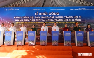 Cần Thơ đầu tư 19 tỉ đồng cải tạo 2 nghĩa trang có 6.595 mộ liệt sĩ