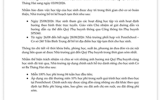 Trường Pennschool giải thích vì sao địa điểm bị thu hồi, phụ huynh học sinh bức xúc