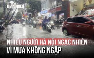 Hà Nội mưa nhiều ngày nhưng giảm điểm ngập sâu và nước rút nhanh