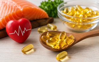 Mỗi ngày 1 viên dầu cá omega-3: Nghiên cứu mới mang thêm tin vui